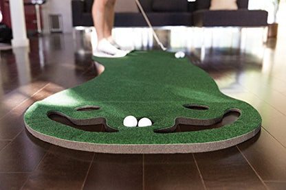 SKLZ Putting Green: Perfect Your Golf Skills with Realistic Home Practice - Improve Your Putting Stroke, Lower Your Scores, and Enjoy Convenient, Training Anytime, Anywhere! - style: Putting Green