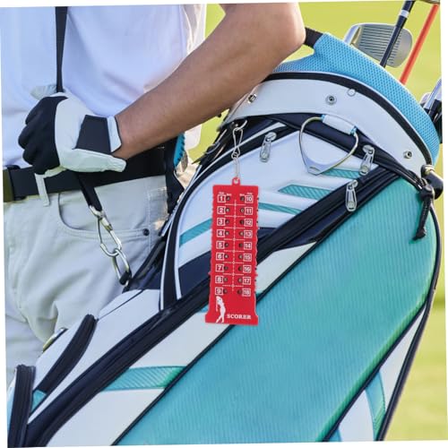 GANAZONO Compact Golf Score Counter Stroke Tracker Lightweight Portable Golf Accessories for Outdoor Practice Competition Fans