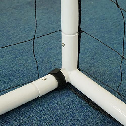 Aoneky 10x6.5ft Backyard Soccer Goal with Net - Alloy Steel Frame, Official 5v5 Size for Family Fun and Practice, Easy Assembly Portable Sports Game