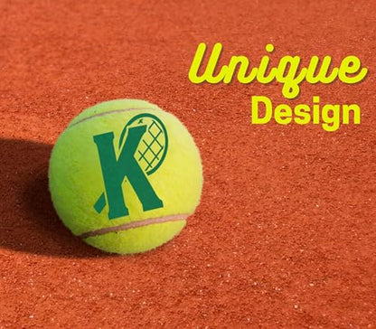 Tennis Gifts, Personalized Tennis Ball, Set of 3 Unique Tennis Balls with Gift Package, Perfect for Tennis Teammate, Partners - Initial - color: Initial-C