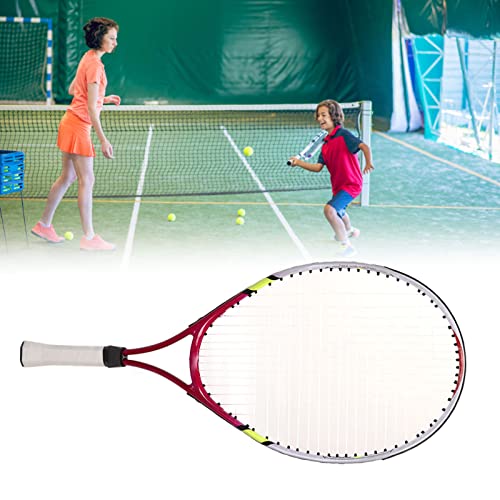 23in Tennis Racket, Comfortable Small Handle Lightweight Aluminum Alloy Frame Tennis Racket Set with Storage Bag for Teenager Training