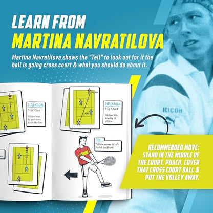 The Little Black Book of Tells - Master Tennis Anticipation, Strategy & Tactics with 52 Tells and Video Access - Learn Essential Tips and Insights on Ball Prediction for Poaching, Alley & Lob Coverage