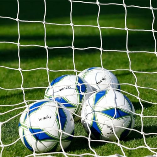 Aoneky Soccer Goal Net - 24 x 8 Ft - Full Size Football Goal Post Netting - NOT Include Posts - size: 10 x 6.5 ft - 0.10 in Cord