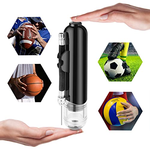 BROTOU Ball Pump, Dual Action Inflate Air Pump with 3 Needles and 2 Nozzles for Soccer Ball, Basketball, Volleyball, Balloons, Bikes