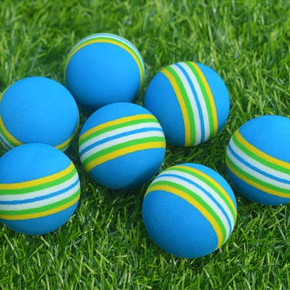 20 Pcs Small Practice Golf Balls Foam Golf Training Balls Elastic Practicing Golf Balls Outdoor Golf Practice Balls for Indoor