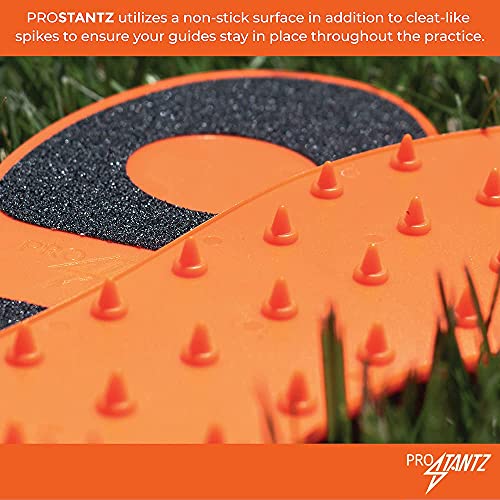 PROSTANTZ Batting Stance guides for better Balance,Consistency,Staying Grounded. Single set for Hitting,Fielding,Pitching,and any sport like golf that requires a Balanced Stance!Create your Prostantz