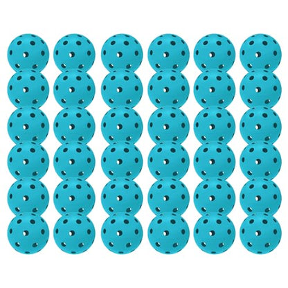 6 Pack Sports Outdoor Pickleballs - 40 Pickleball Balls - USA Pickleball Balls (USAPA) Approved - Official US Open Ball - color: Sky Blue, style: 36 - Pack
