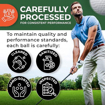 Golf Ball Monkey Recycled Golf Balls for Vice Drip Golf Balls Mix of Pro and Vice Pro Plus Drip Version Golf Balls Bulk for Men and for Women