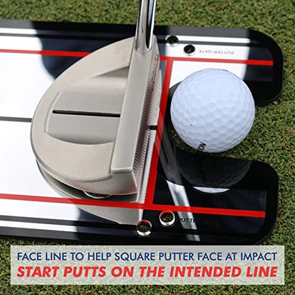 Genuine EyeLine Golf Alignment Putting Mirror - Top Training Aid on The PGA Tour - See Rapid Improvement - Helps Beginner, Junior, and Scratch Golfers - color: Classic Putting Alignment Mirror - SMALL