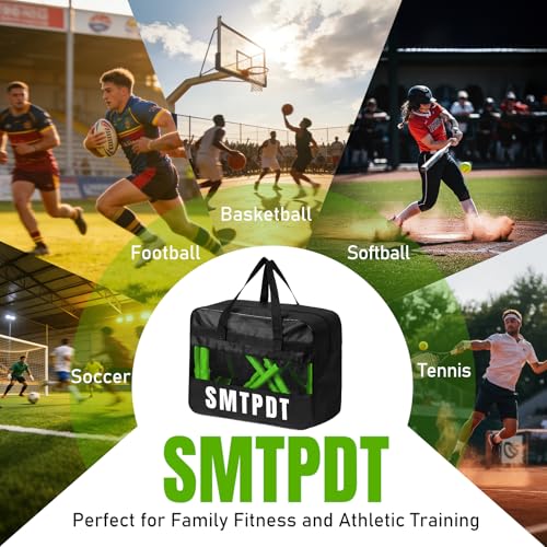 Agility Ladder,Soccer Training Equipment Set,20ft Speed Ladder,4 Agility Hurdles,Football Basketball Training Equipment,Football Accessories for Kids Youth Adults | Footwork, Speed & Agility Training - color: Green