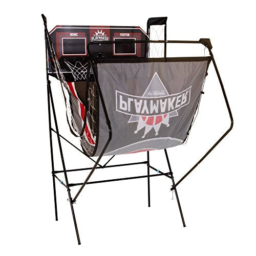 Triumph Playmaker Shootout Basketball Arcade Game – Electronic Scorer, LED Display, 8 Game Modes, 4 Balls, Pump & Quick Connect Frame – Fast-Paced Indoor Fun for Kids, Teens & Family Game Nights