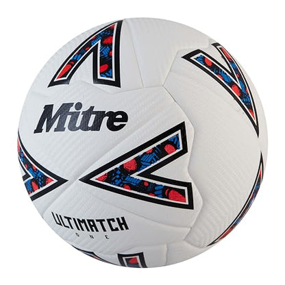 Mitre Soccer Ball League Ultimatch - color: Ultimatch One - White/Black/Red, size: 4