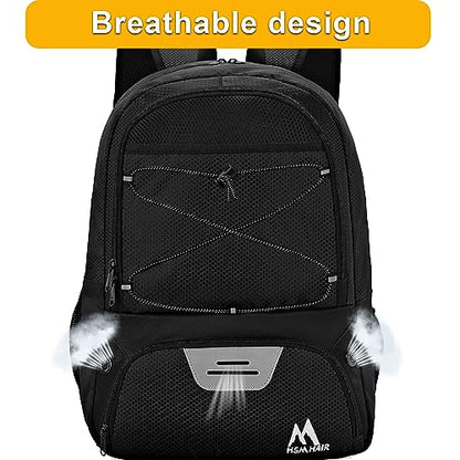 Hsmihair Soccer Bag-Soccer Backpack&Backpack for & Football Volleyball & Basketball,with Ball Compartment and Separate Cleat