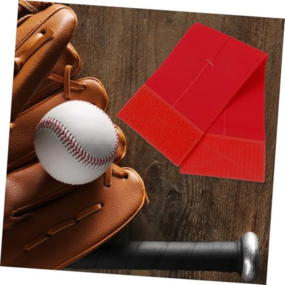 Baseball Glove Wrap Band Softball Mitt Shaper with Elastic Design for Formation Breathable Open Structure Fits All Red Color