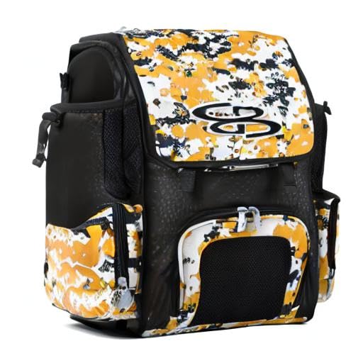 Boombah Mini Superpack Bat Bag Digital Camo Black/Gold - color: Black/Gold