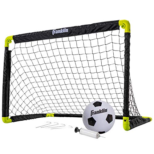 Franklin Sports Mini Soccer Goal with Ball and Pump - color: Black