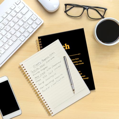 Coach Definition Funny Black Golden Spiral Notebook, Coach Office Decor Appreciation Gifts, Coach Birthday Gifts, Thank You Gifts for Sports Coach Mentor Motivator Leader Boss Teacher