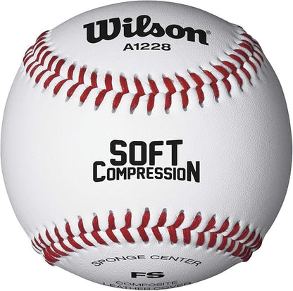 WILSON 1035 Practice Baseball Bucket (Two Dozen)
