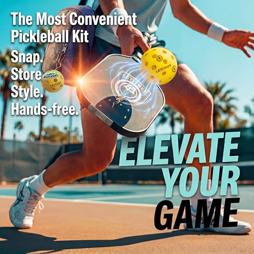 Magnetic Pickleball Conversion Kit 4-in-1｜No-Bend Pickup · Swing Weight Tuning · Fence Storage ·Backpack Charms｜Lazy Tool, Court Prank, Viral Video, Birthday Gift
