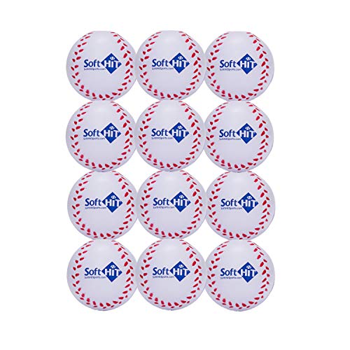 Soft Baseball/Softball Training Foam Ball - color: White