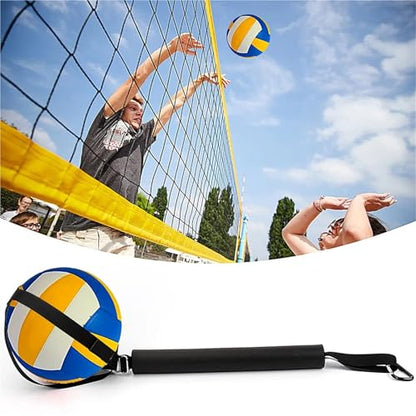 2set Volleyball Spike Trainer Self-Training Resistance Band with Adjustable Belt for Beginners - color: Color1
