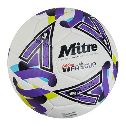 Mitre Unisex Training Womens FA Cup Football | High Performance Training Ball | Extra Durable Design, Ball