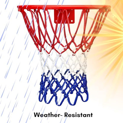 SperoPro Basketball Net - 7.16 Oz Professional Basketball Net Replacement Outdoor All Weather Anti Whip - Heavy Duty Basketball Hoop Net Replacement for Indoor or Outdoor Rim