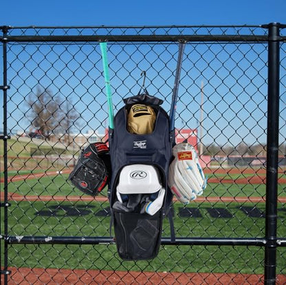 Rawlings | FRANCHISE 2.0 Player's Backpack | Baseball/Softball | Rec/Travel | Multiple Styles | Baseball/Softball - color: NAVY