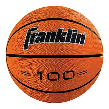 Franklin Sports Grip-Rite Indoor + Outdoor Rubber Basketballs - Official Size 29.5" Inch + 28.5" - Men's + Women's - size: Intermediate - 28.5"