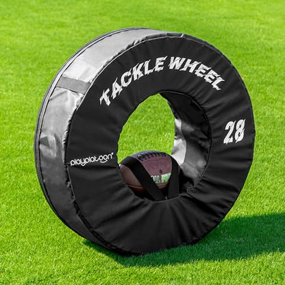 Play Platoon Football Tackle Dummy - Tackling Wheel Dummies for Youth Football Training - Tackle Wheel for Blocking, Hitting Drills and Practice - size: 28 Inch