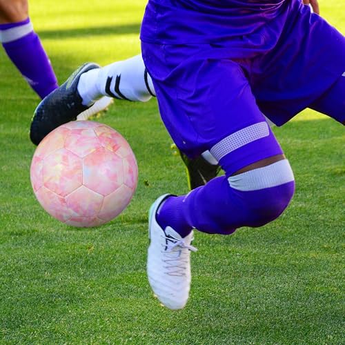Soccer Ball Size 3/Size 4 for Kids, Premium TPU Toddler Soccer Balls Interactive Indoor Outdoor Sports Toys for Kid Children Boys Girls Teenager Schoolboys Birthday Gifts