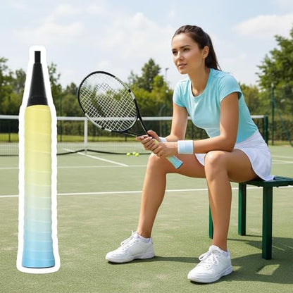 6 Pack Badminton Grip, Tennis Tape for Racket Grip, Non-Slip Absorbent Racket Tapes for Badminton, Golf, Baseball Bat, Pickleball, Gradient Color