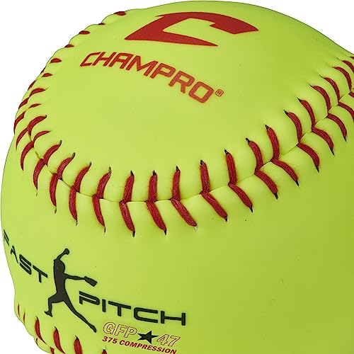 Champro Recreational Fast Pitch Softballs with Durahide Cover 12 PK - size: 12"