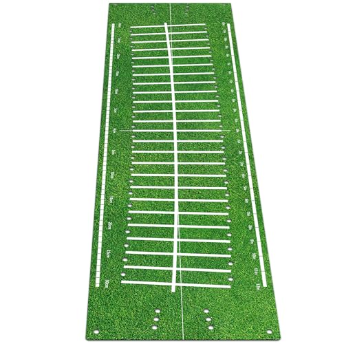 Silipull Golf Putting Mats Practice Indoor 30 x 8.27 Inch Golf Putting Practice Training Aid Alignment Track Green Mat Exercise Putter Training Supplies - color: Green