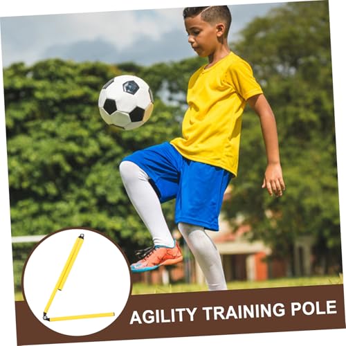 Outdoor Football and Basketball Training Marker Soccer Training Rod for High Durability Material Bright for Easy Visibility for Sports Drills and Activities