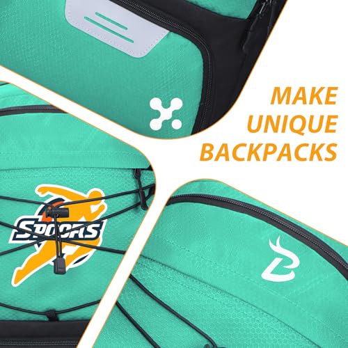 Goloni Soccer Backpack Bag with Separate Ball & Cleat Shoe Compartment,Sports Gym Backpack for Teen Girls Boys Men Women Kids - color: Light Sky Blue