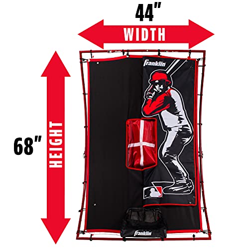 Franklin Sports MLB 2-in-1 Pitching Target and Return - 65"