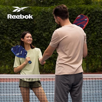 Reebok - Pickleball Set for 2 Players, Includes 2 Paddles with Cushion Grip and 2 Light-Up Balls, Perfect for Night Play, Durable, Engineered for Sports Enthusiasts