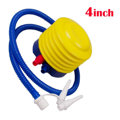 Yoga Ball Pump Exercise Balls Pumps Manual Hand Foot Press Air Inflator with Plug Pin Stopper Adapter Kit for Sports Fitness Balloon Swimming Ring Pool Float Inflatable Bed Pillow Boat Outdoor