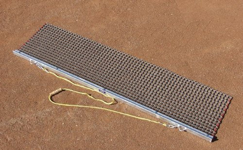Trigon Sports 6'W x 18" L Rigid Drag Mat - size: 6 FT x 18 IN