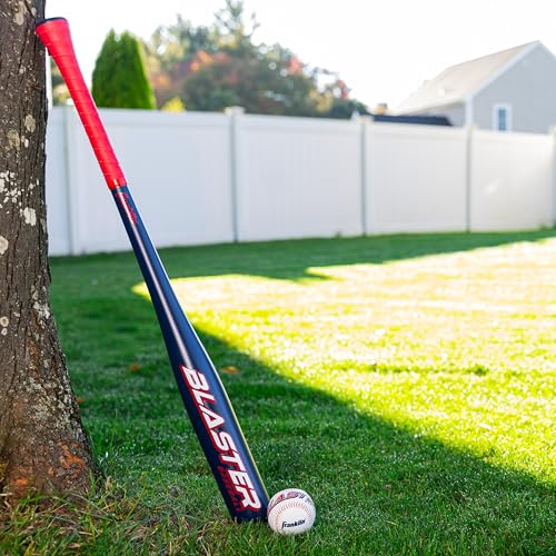 Franklin Sports Blaster Plastic Baseball Bat + Ball Set - Youth 32" Toy Bat + Official Stitched 70mm Lightweight Ball - style: Bat and Ball Set