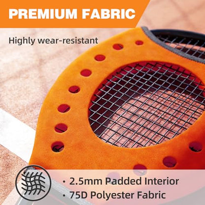 MR Sweet Spot Trainer, Tennis Racket Sweet Spot Trainer Protection Cover, Tennis Pointer Swing Training Aid Protection Cover Swing Training Aid for Starter, Set of 2