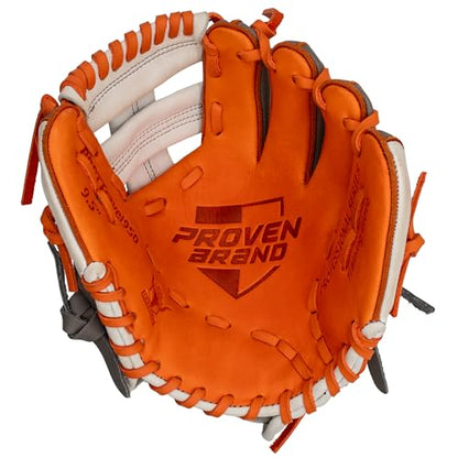 PBPRO Dirt Bros 9.5” Infield Baseball Training Glove – I Web Infield Trainer for Baseball