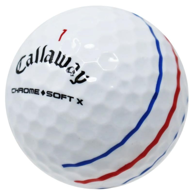 LostGolfBalls - Recycled & Used Chrome Soft X Triple Track Golf Balls for Callaway Golf Balls, Near Mint Condition, AAAA Quality for Callaway Golf Balls,Triple Track X, White