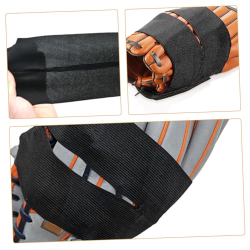 Hemoton 4pcs Baseball Glove Laces Elastic Polyester Glove Straps for Catcher Padding