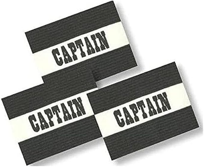 Soccer Team Captain's Arm Band 3-Pack - color: Black, size: 1 Size Fits All