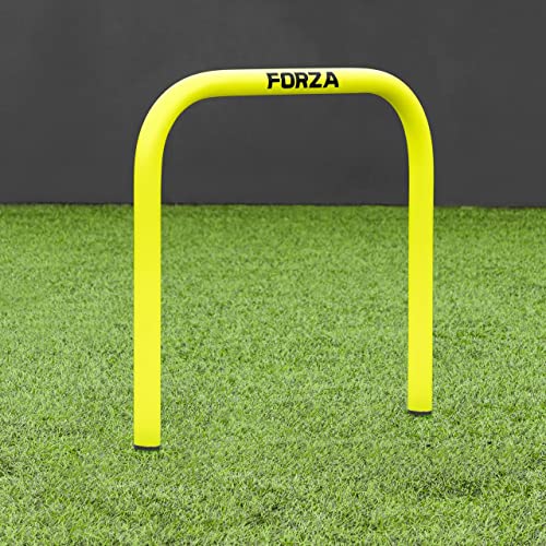 FORZA Pro Soccer Passing Arcs | Set of 4 Elite-Level Soccer Targets to Enhance Passing Techniques & Accuracy - Optional Carry Bag & Bases - color: Yellow, size: Without Bases