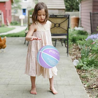 Kids Youth Basketball Size 4/5(25.5/27.5") Premium Rubber Basketball for Boys Girls Indoor Outdoor Pool Games Play(Best Gifts)