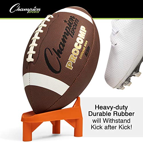 Champion Sports Football Kicking Tee – Heavy-Duty Kickoff Tee in Multiple Styles & Sizes - style: Heavy Duty Kicking Tee (2 Inch)