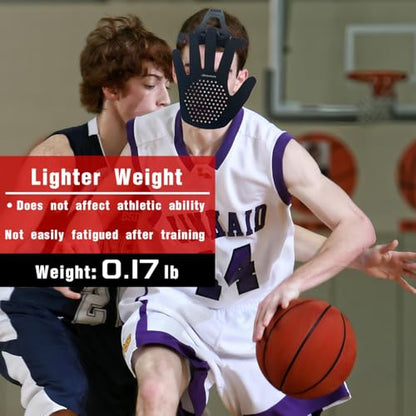Headgear Blocking Guards Basketball Defensive Mask 2nd Generation 3D Eye-Blocking Shooting Dribble Mask Guard Shooter Jump Shot Basketball Associates Training Equipment